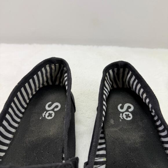 SO Turner Black Slip-On Women’s Flats Size 7.5 - Picture 8 of 10